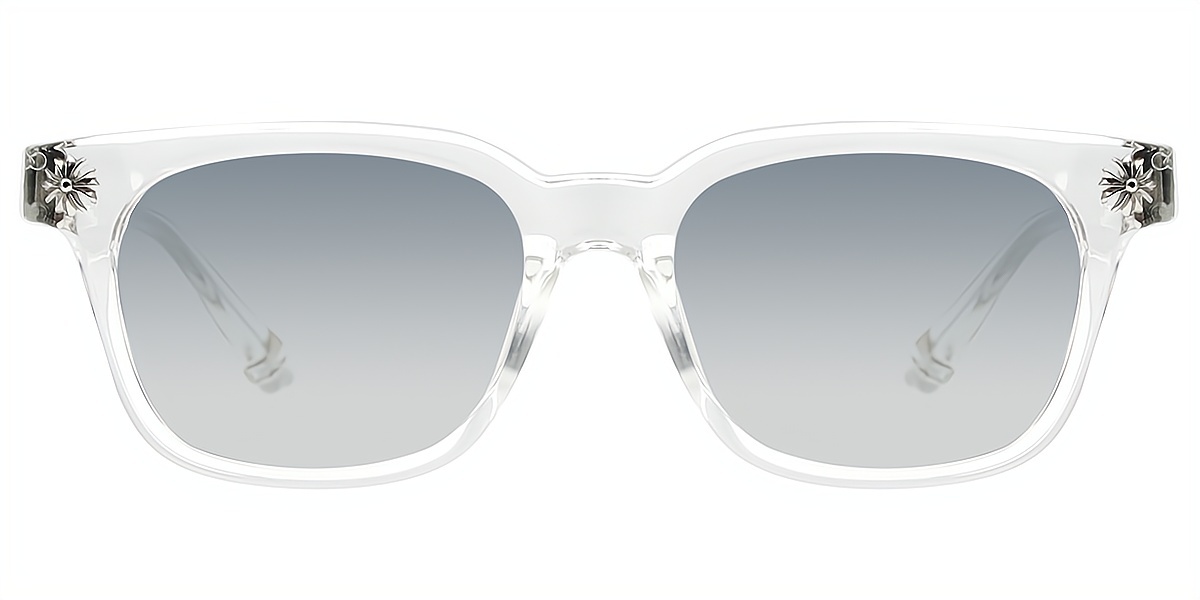 Clear Rectangle Classic Plastic Eyeglasses