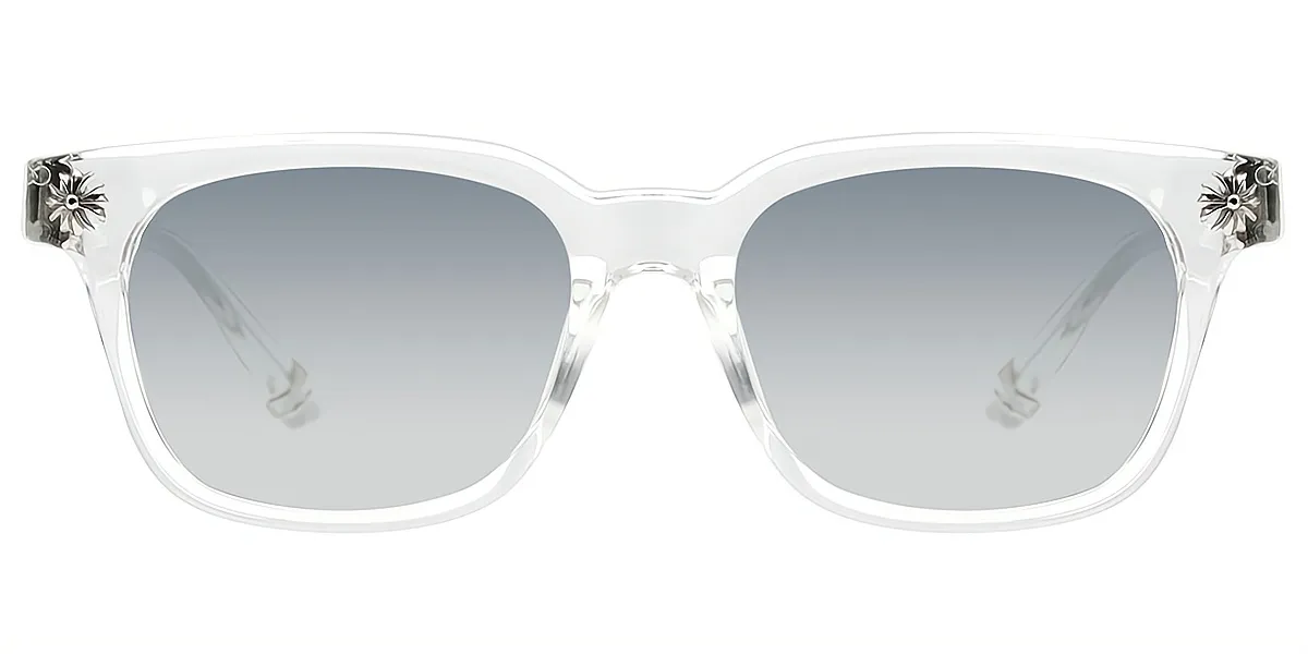Clear Rectangle Classic Plastic Eyeglasses