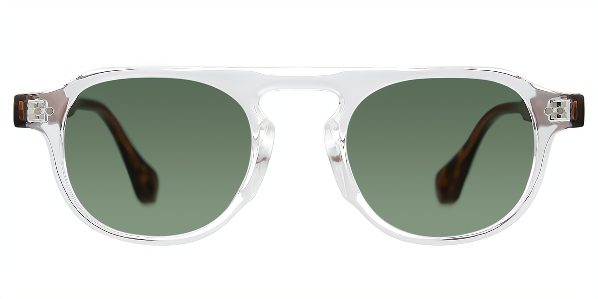 Clear Aviator Geek-Chic TR90 Eyeglasses