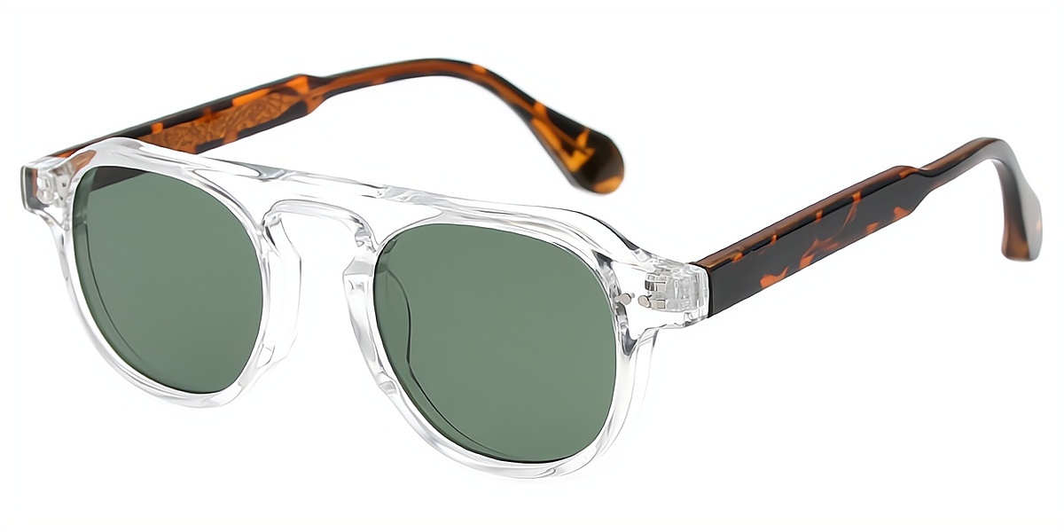 Clear Aviator Geek-Chic TR90 Eyeglasses
