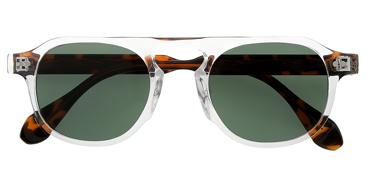 Clear Aviator Geek-Chic TR90 Eyeglasses