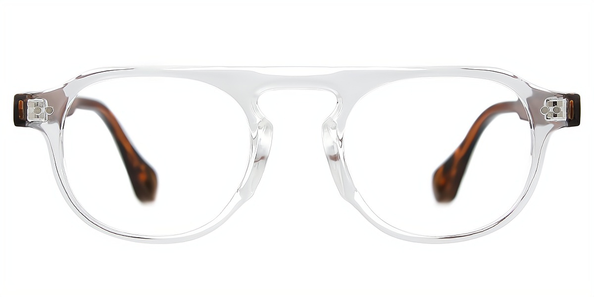 Clear Aviator Geek-Chic TR90 Eyeglasses