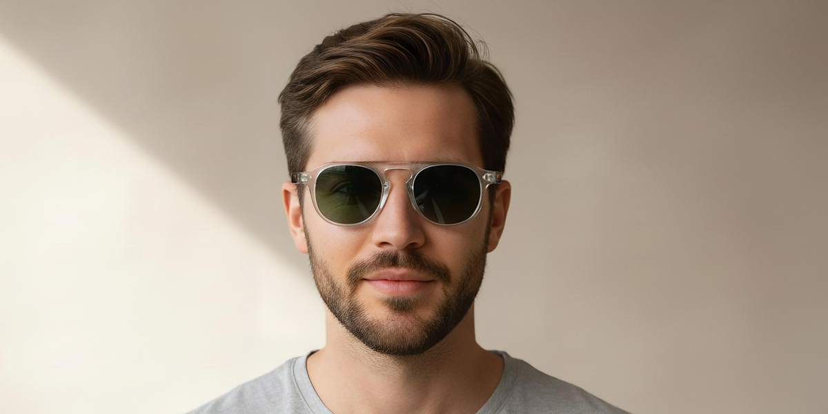 Clear Aviator Geek-Chic TR90 Eyeglasses