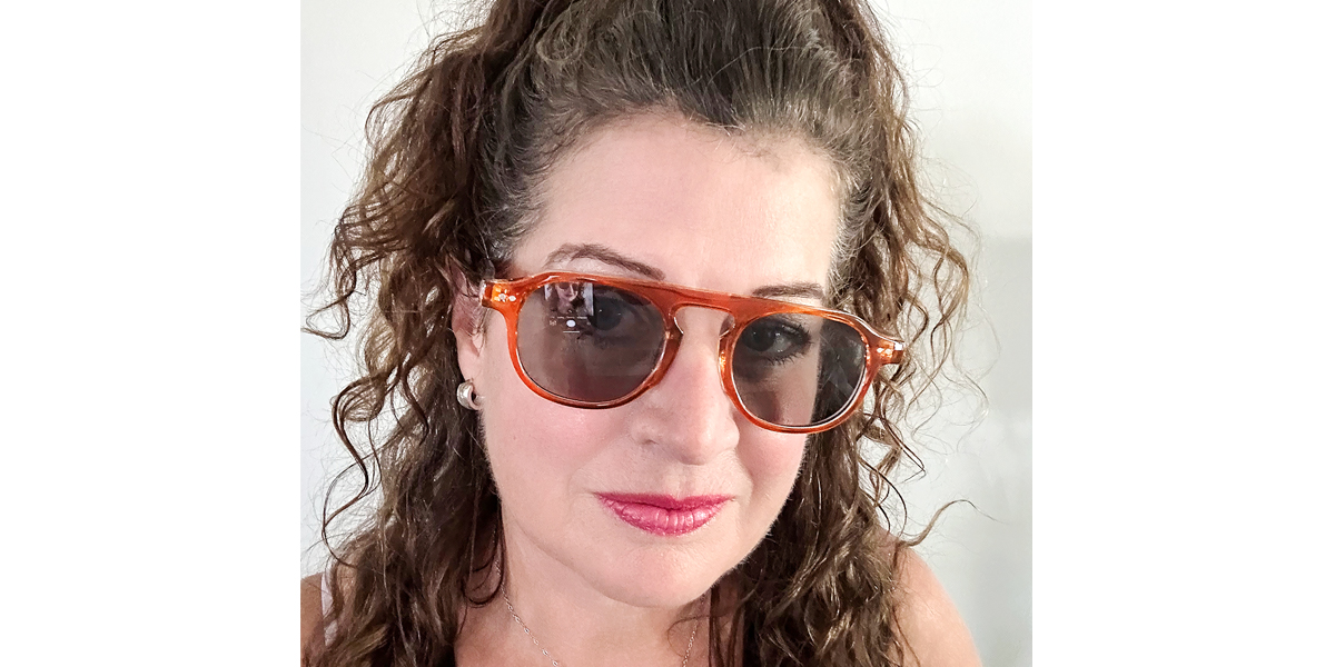 Orange Aviator Geek-Chic TR90 Eyeglasses