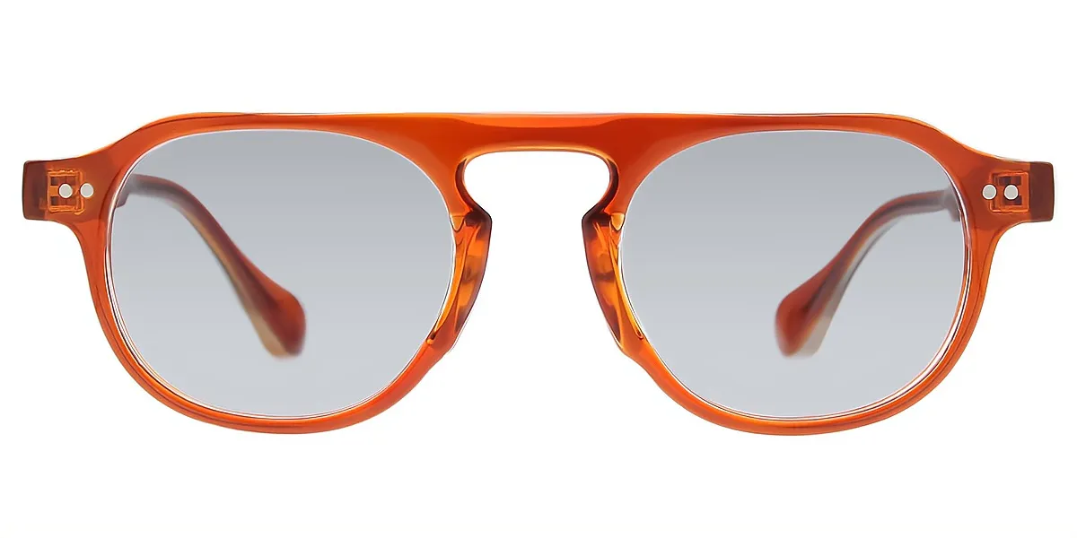 Orange Aviator Geek-Chic TR90 Eyeglasses