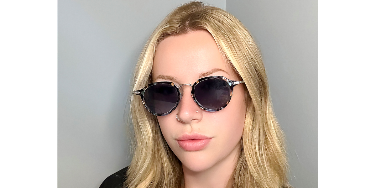 Tortoise Geometric Unique Ornate Mixed Materials Eyeglasses