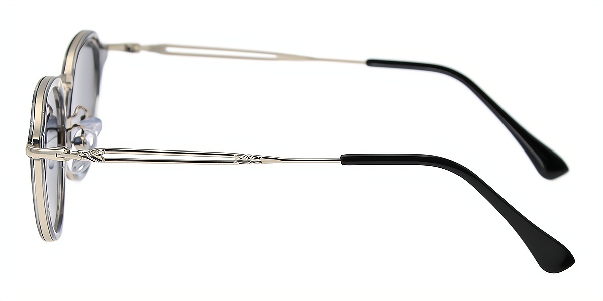 Tortoise Geometric Unique Ornate Mixed Materials Eyeglasses