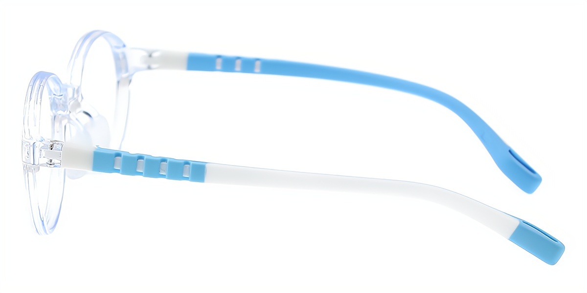 Clear Oval Simple TR90 Eyeglasses