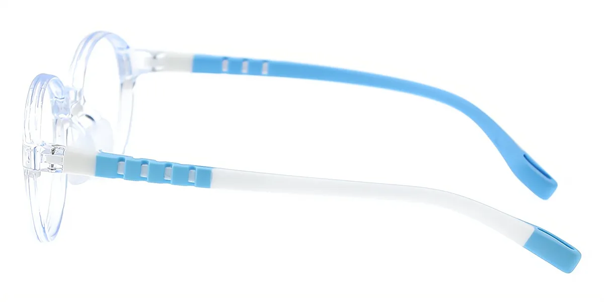 Clear Oval Simple TR90 Eyeglasses