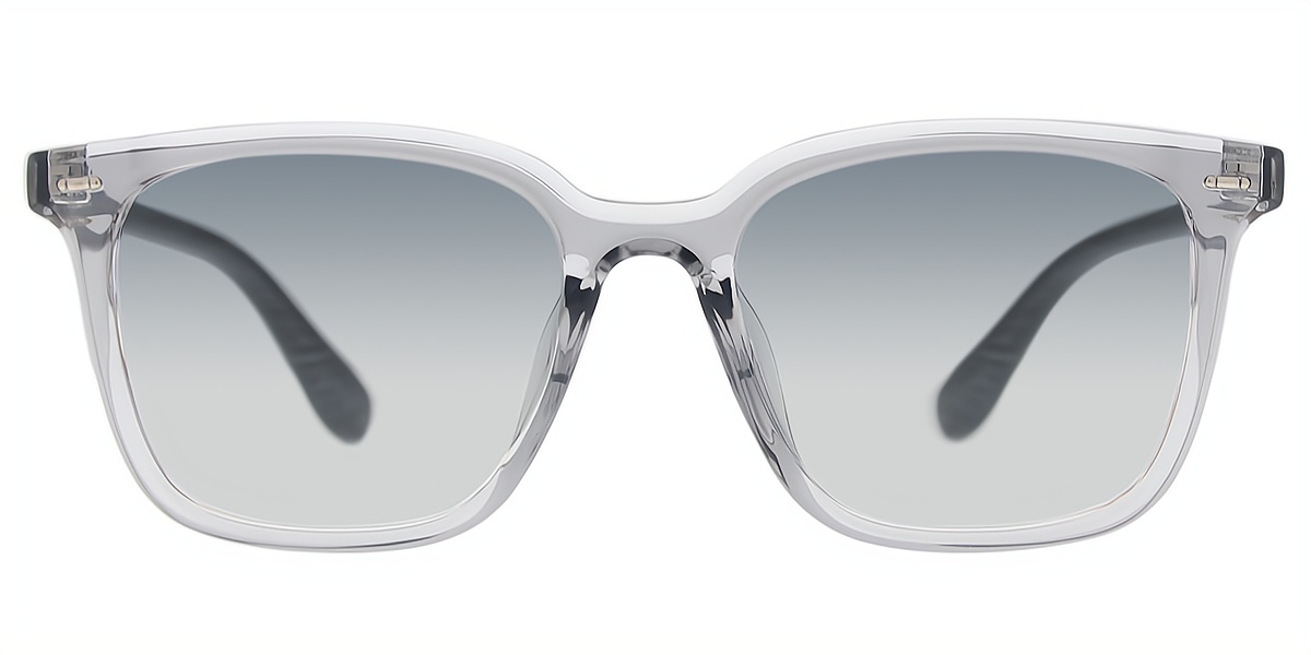 Gray Rectangle Classic TR90 Eyeglasses