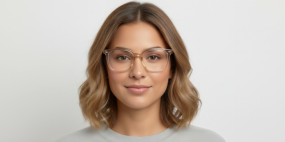 Brown Round Classic TR90 Eyeglasses