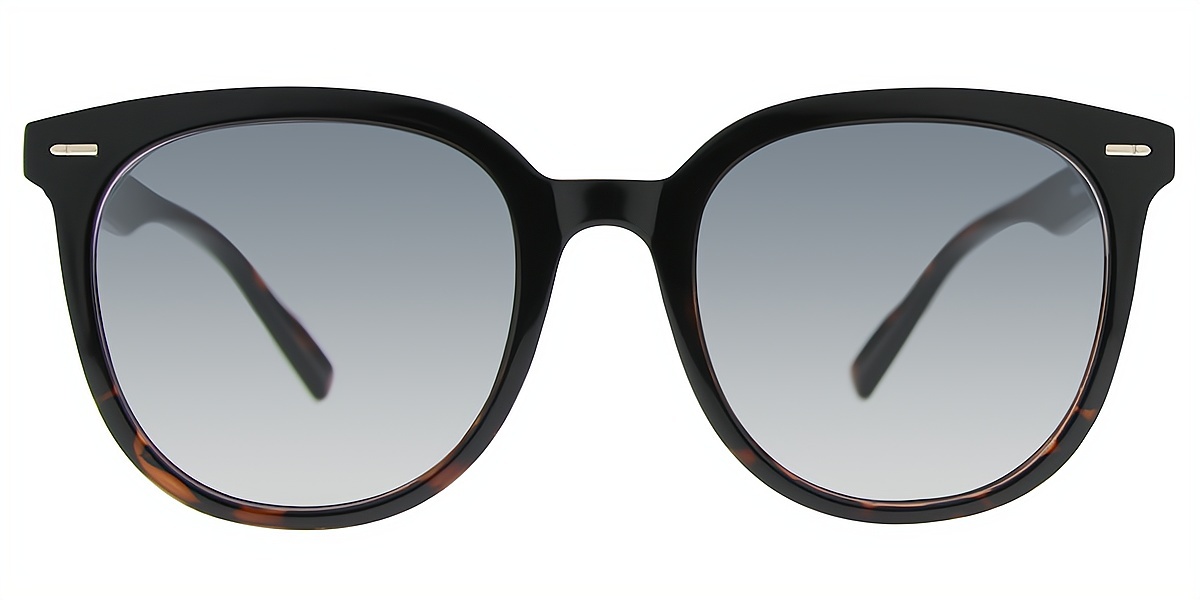 Black Oval Oversized TR90 Eyeglasses