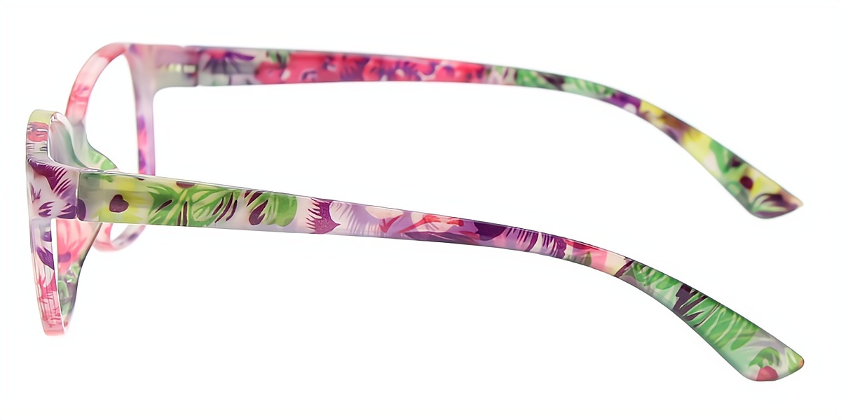 Floral Oval Modish Fancy TR90 Eyeglasses