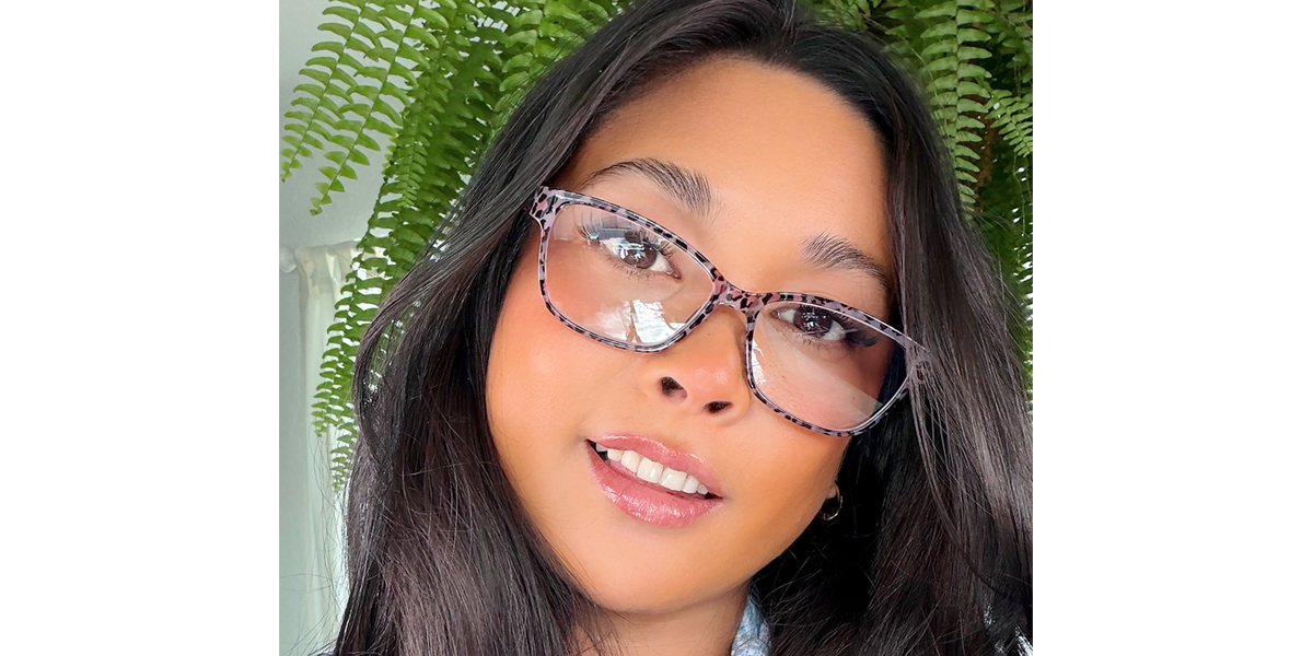 Tortoise Horn Modish Fancy TR90 Eyeglasses