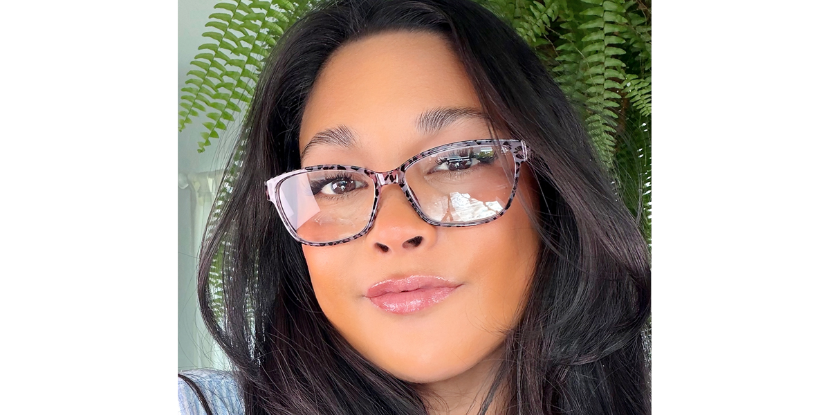 Tortoise Horn Modish Fancy TR90 Eyeglasses