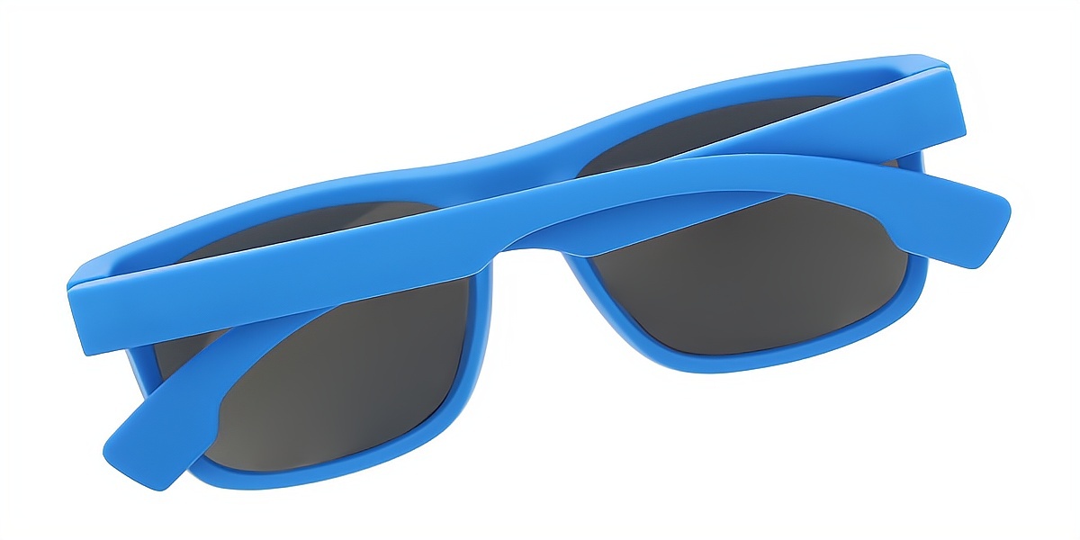 Blue Rectangle Simple TR90 Eyeglasses