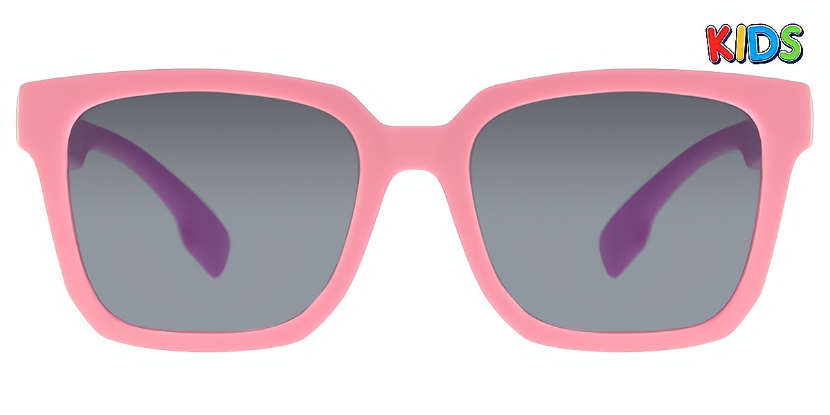 Pink Rectangle Simple TR90 Eyeglasses