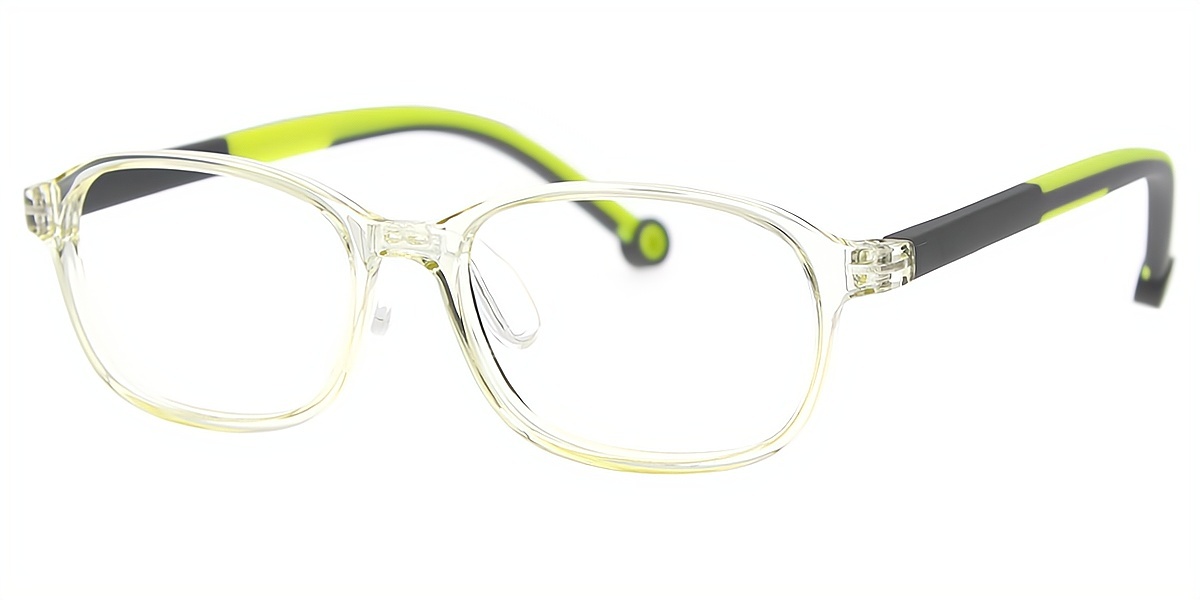 Green Oval Simple TR90 Eyeglasses