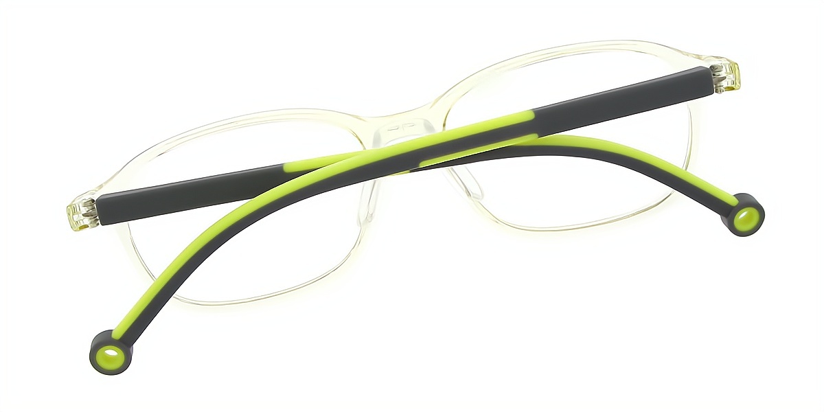 Green Oval Simple TR90 Eyeglasses
