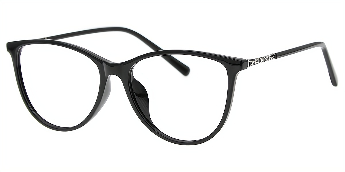 Black Cat Eye Classic TR90 Eyeglasses
