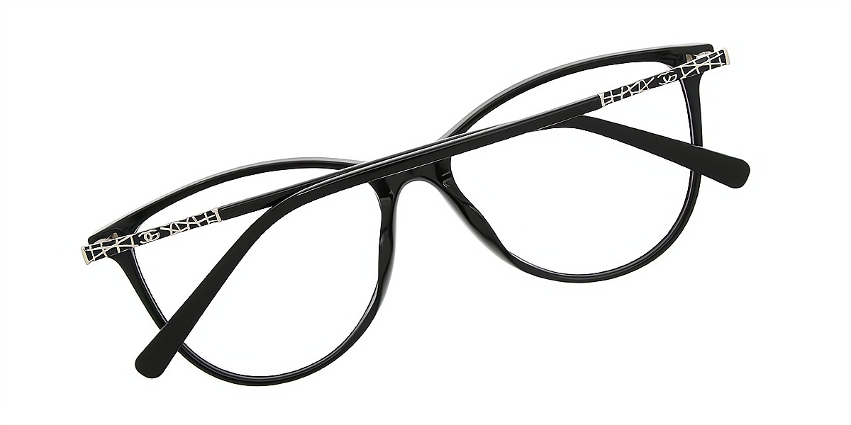 Black Cat Eye Classic TR90 Eyeglasses