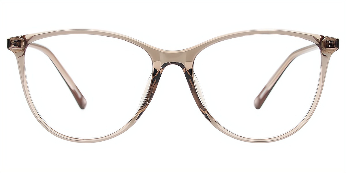 Light Brown Cat Eye Classic TR90 Eyeglasses