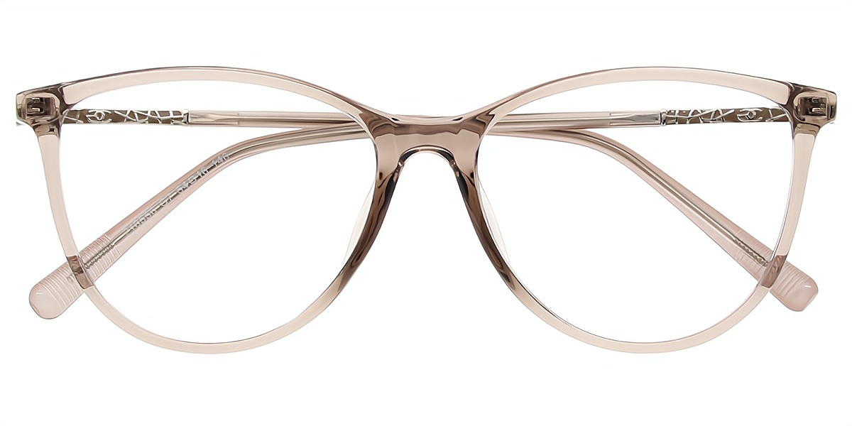 Light Brown Cat Eye Classic TR90 Eyeglasses