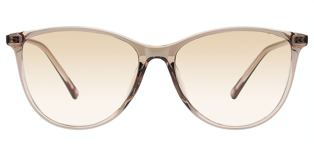 Light Brown Cat Eye Classic TR90 Eyeglasses