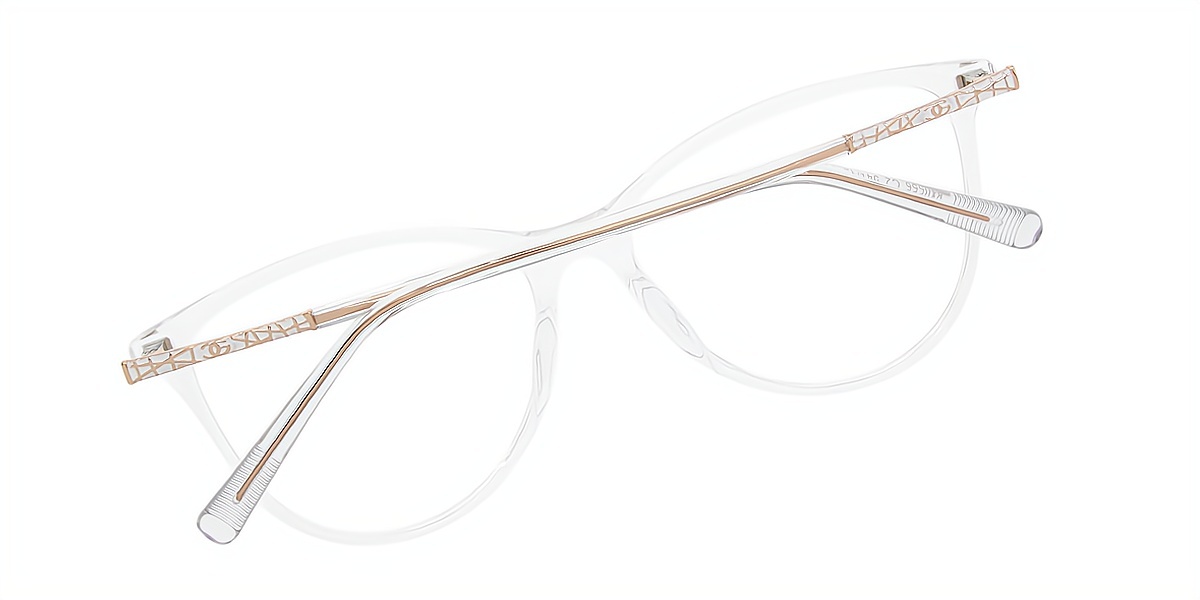 Clear Cat Eye Classic TR90 Eyeglasses