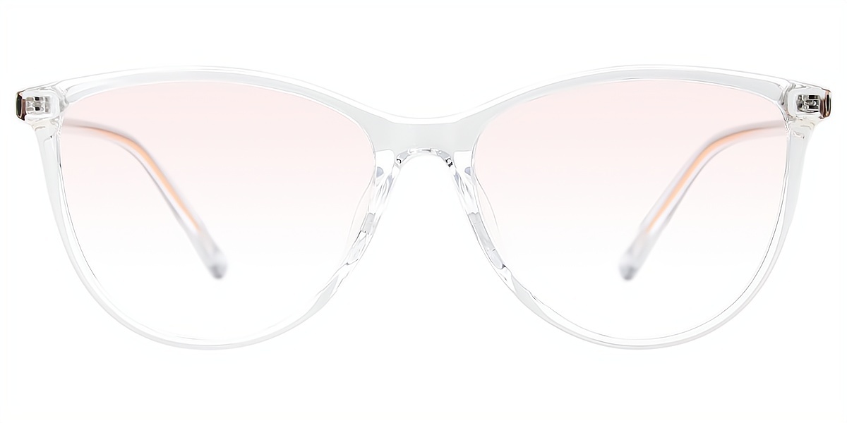 Clear Cat Eye Classic TR90 Eyeglasses
