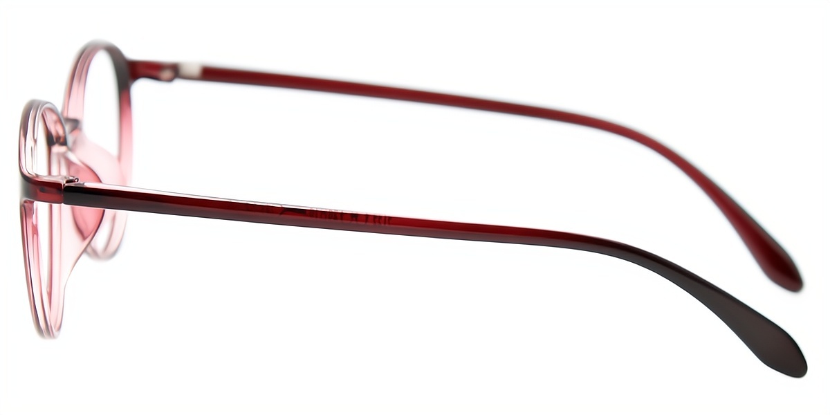 Red Oval Simple TR90 Eyeglasses