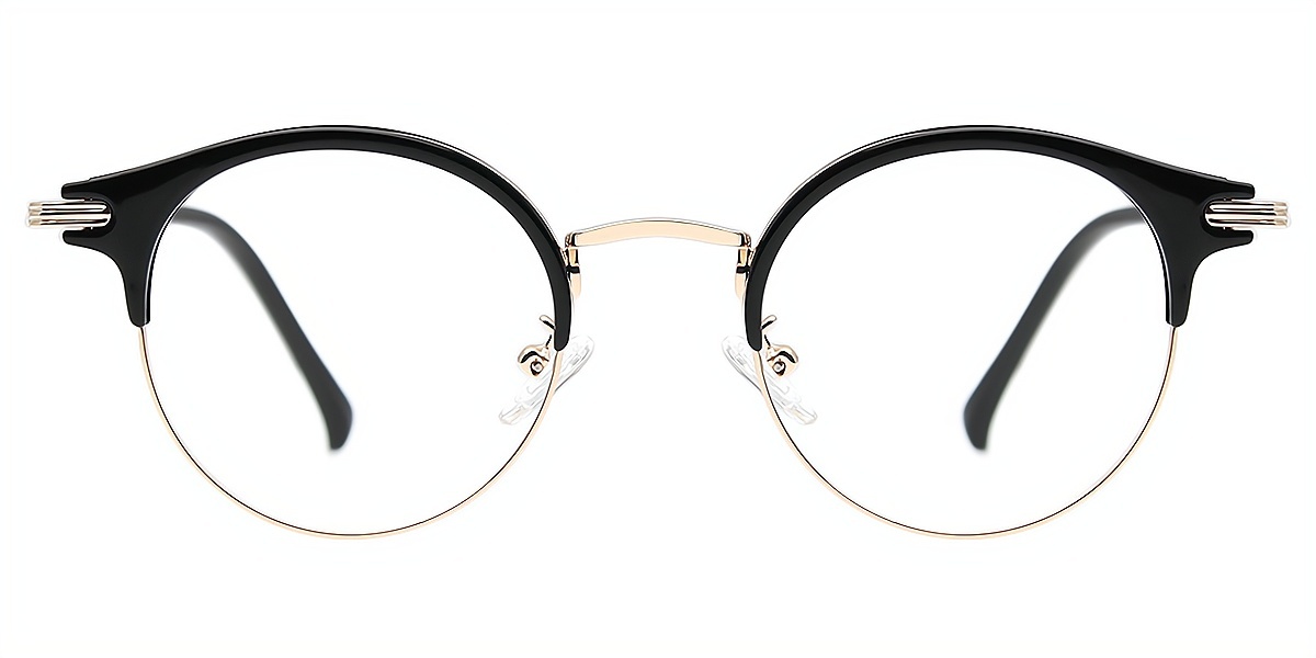 Golden Round Classic Exquisite Metal Eyeglasses