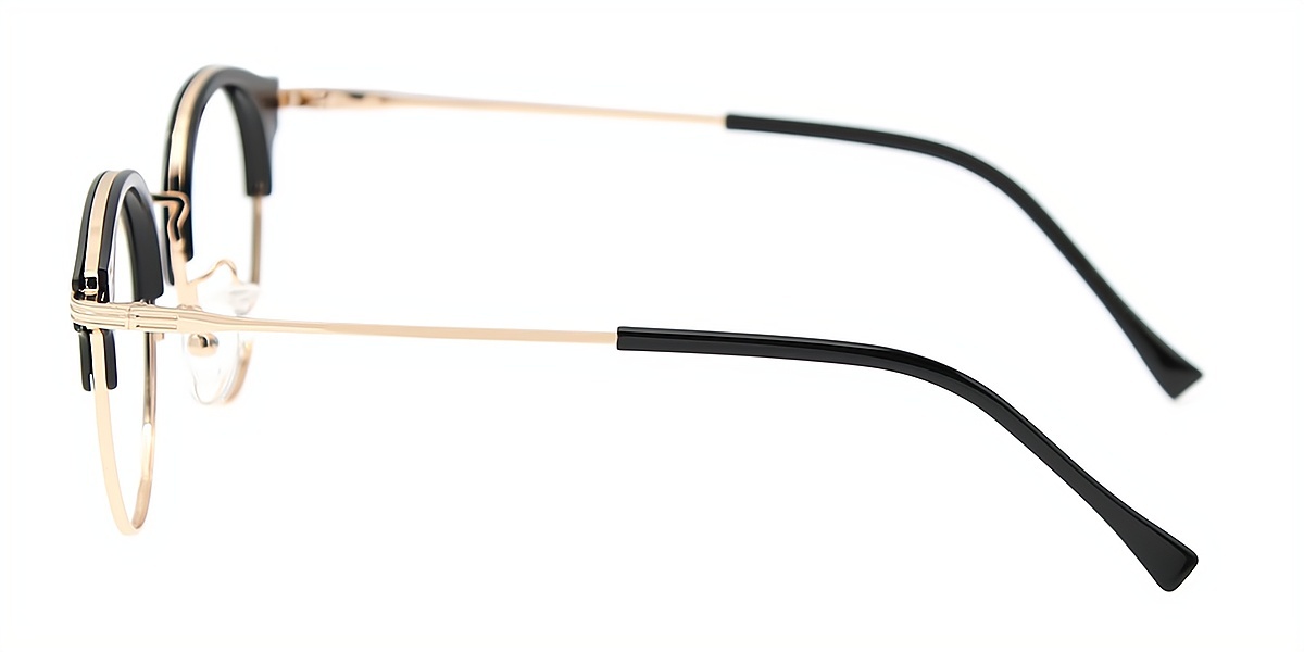 Golden Round Classic Exquisite Metal Eyeglasses