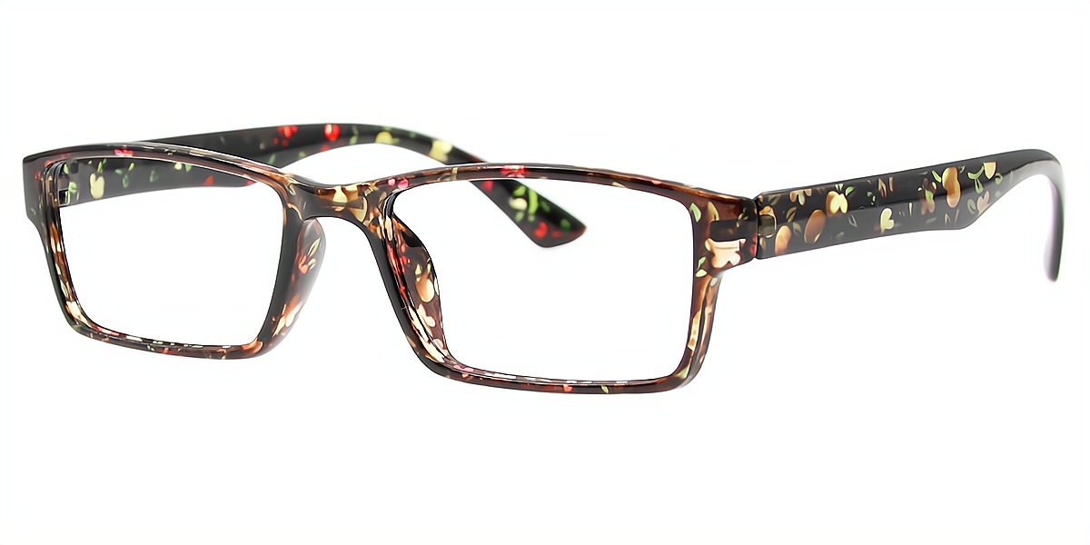 Mix Rectangle Simple Plastic Eyeglasses