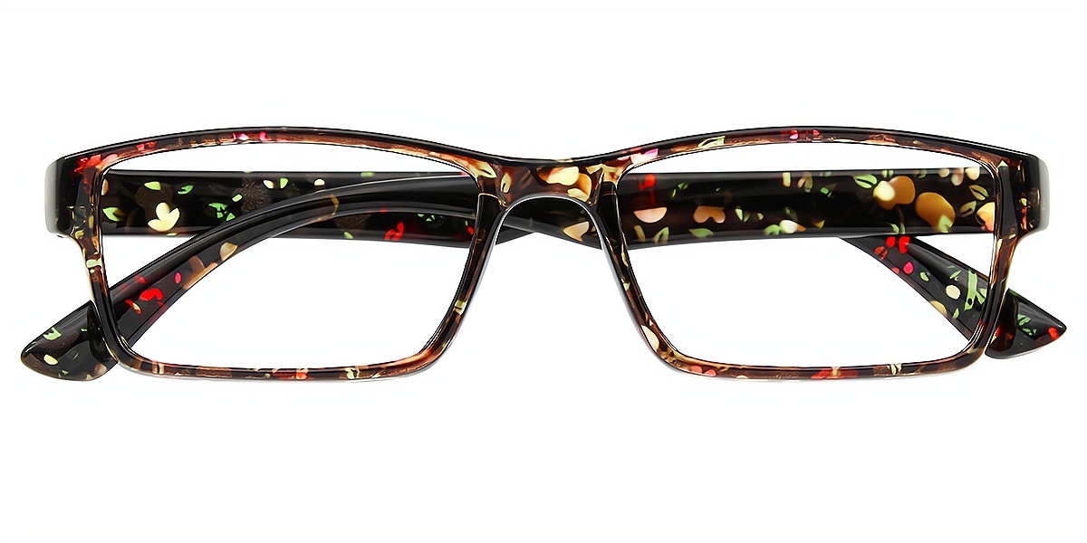 Mix Rectangle Simple Plastic Eyeglasses