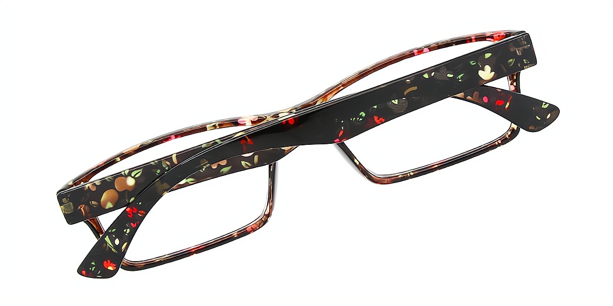 Mix Rectangle Simple Plastic Eyeglasses