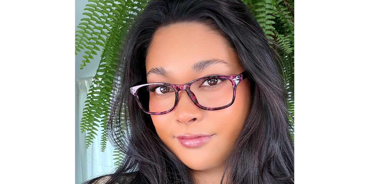 Purple Horn Hipster Plastic Eyeglasses