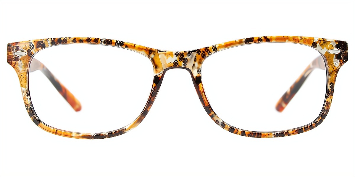 Tortoise Horn Hipster Plastic Eyeglasses