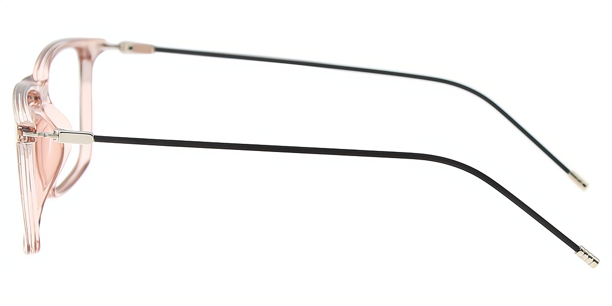 Pink Rectangle Elegant TR90 Eyeglasses
