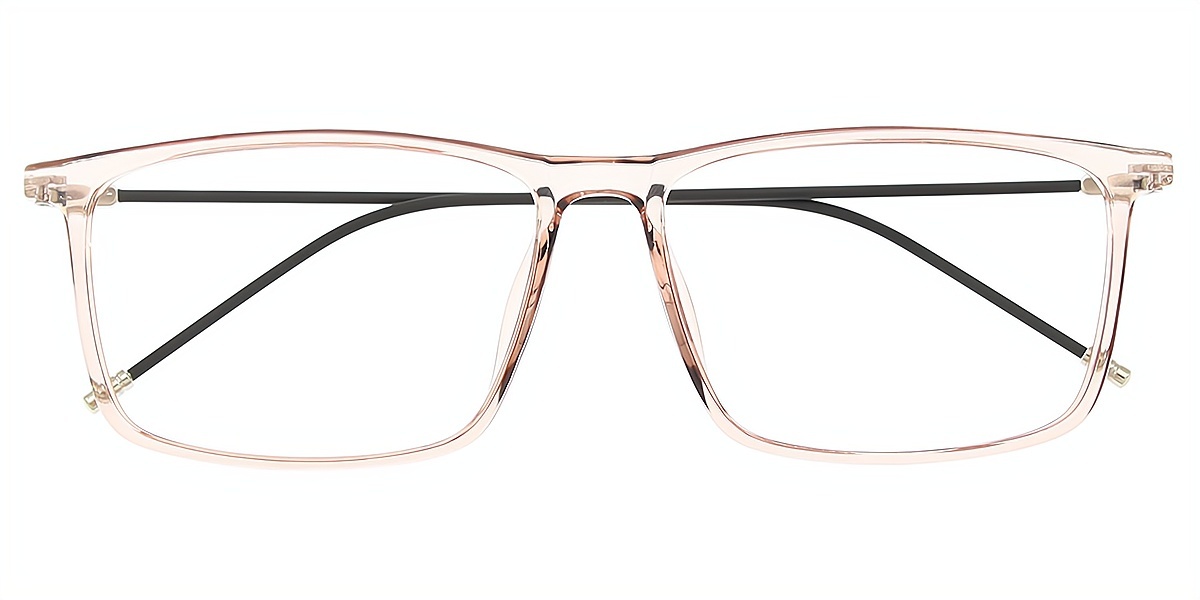 Pink Rectangle Elegant TR90 Eyeglasses