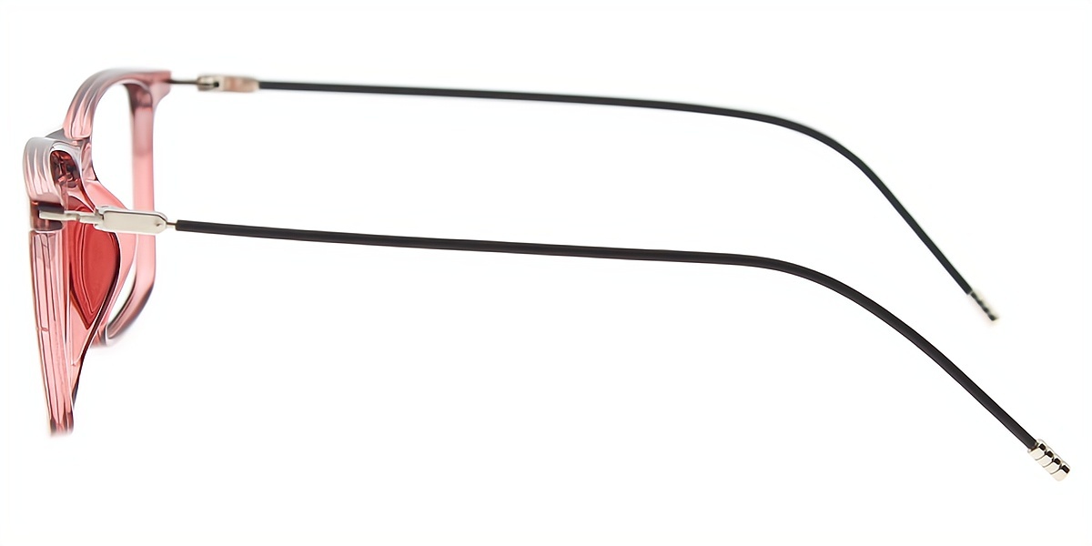 Red Rectangle Elegant TR90 Eyeglasses