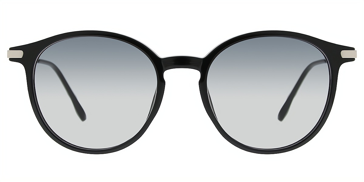 Black Round Modish TR90 Eyeglasses