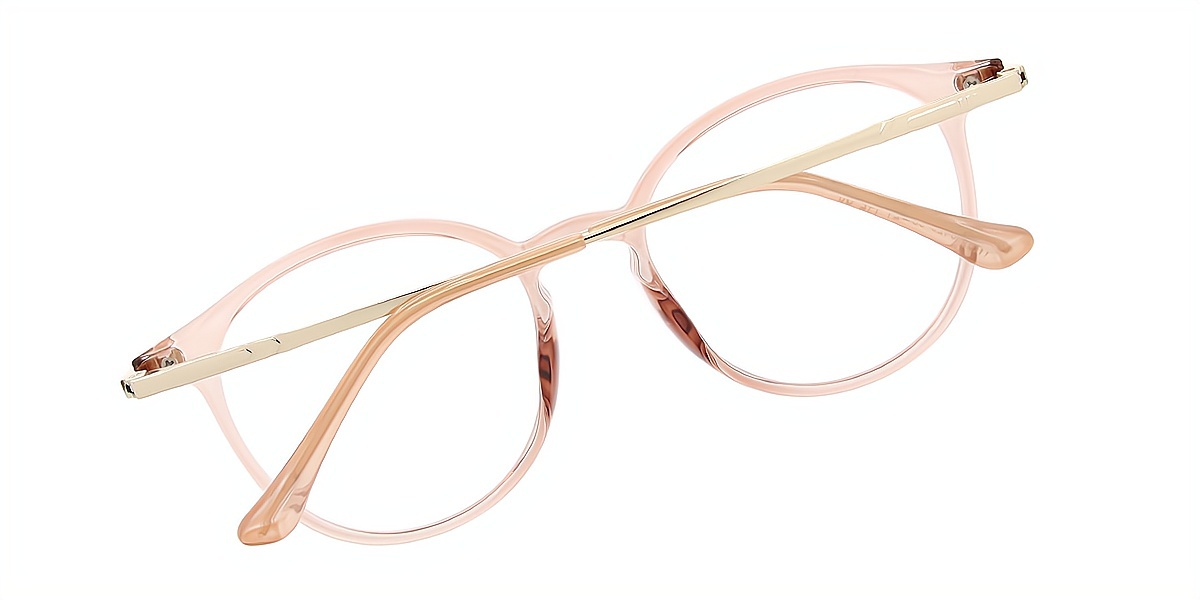Brown Round Modish TR90 Eyeglasses