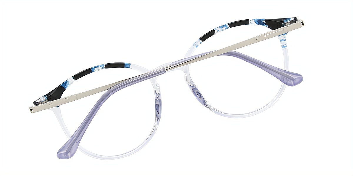 Mix Round Modish TR90 Eyeglasses