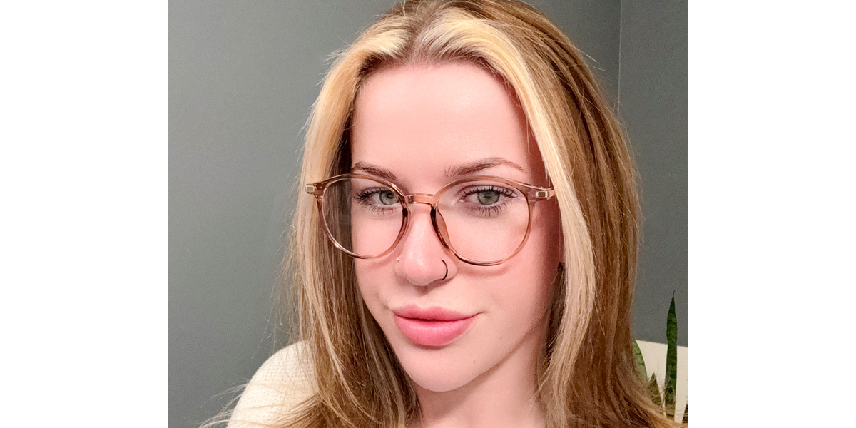 Brown Round Modish TR90 Eyeglasses