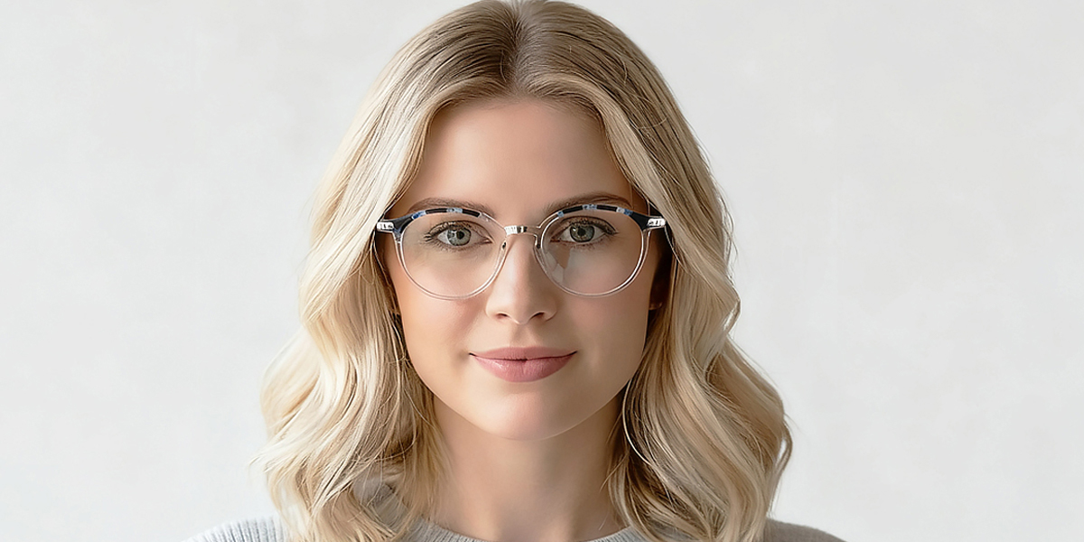 Mix Round Modish TR90 Eyeglasses