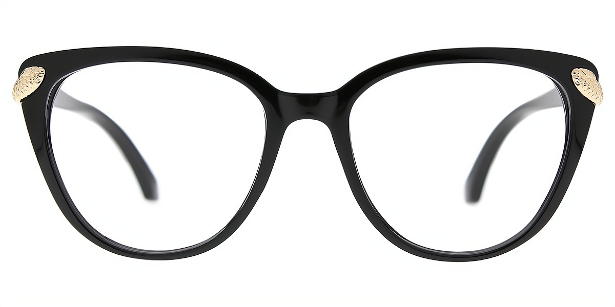 Black Cat Eye Unique TR90 Eyeglasses