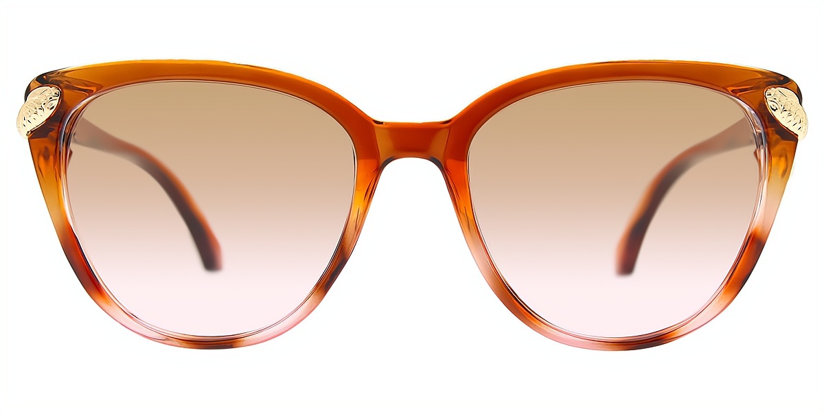 Brown Cat Eye Unique TR90 Eyeglasses