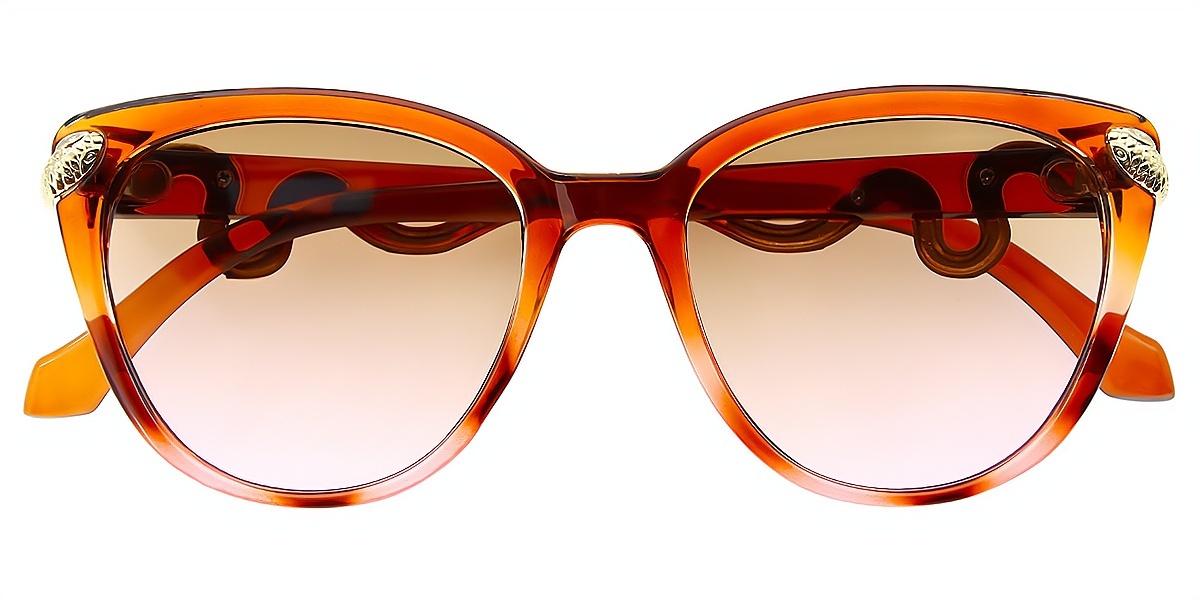 Brown Cat Eye Unique TR90 Eyeglasses