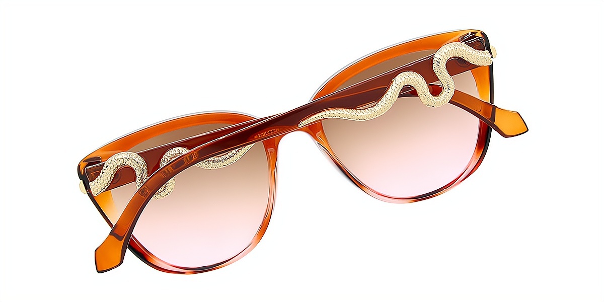 Brown Cat Eye Unique TR90 Eyeglasses